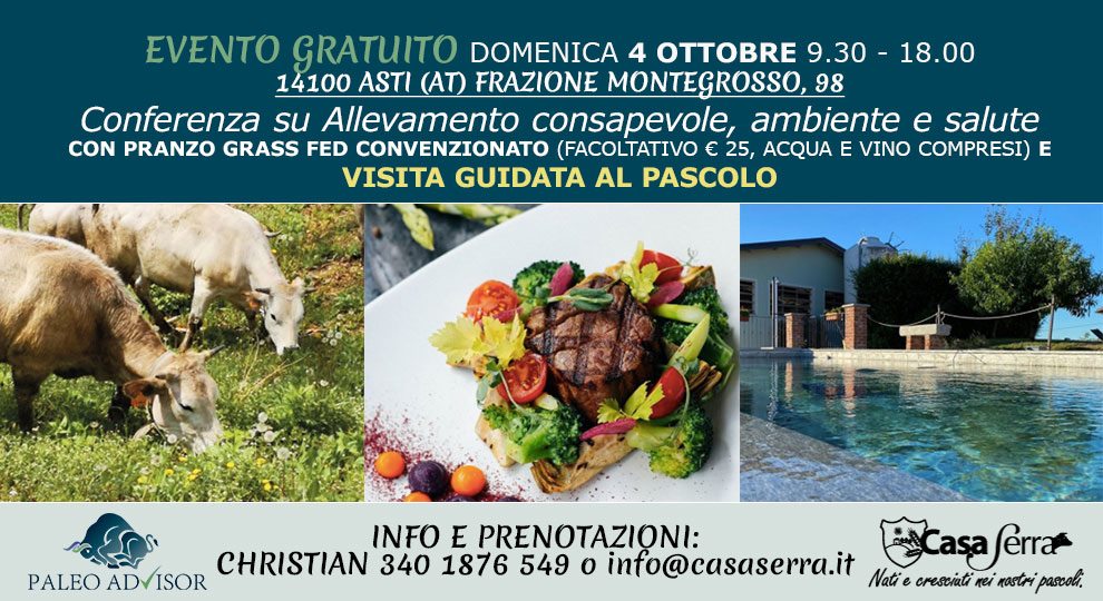 Evento Casa Serra Asti 4 ottobre